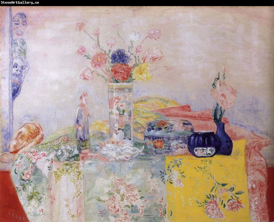 James Ensor Still life with Chinoiseries